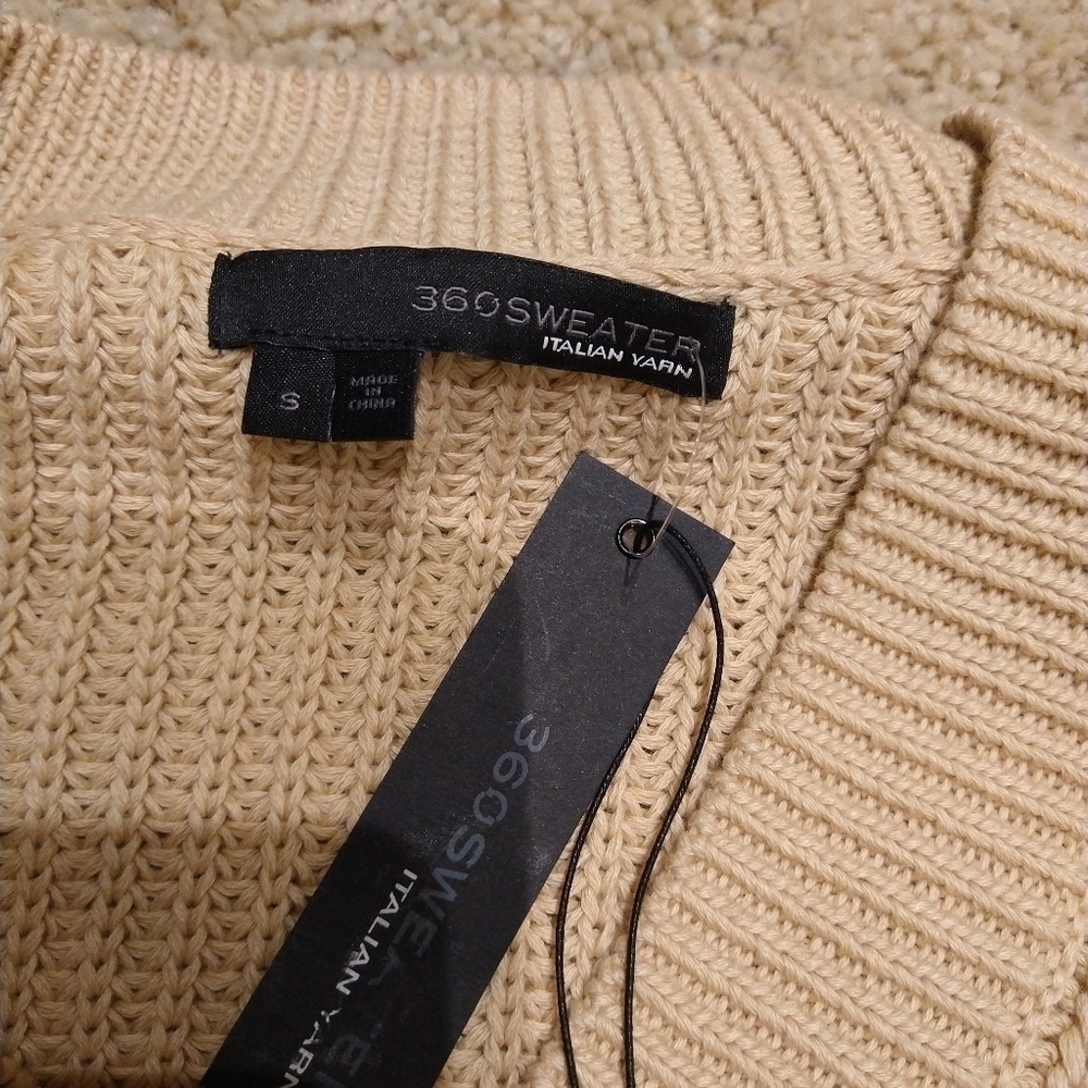 NWT 360 Sweater Calluna V Neck Sweater - Picture 8 of 10